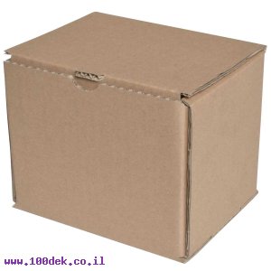 קופסה מקרטון חום - 150x130x130 מ"מ