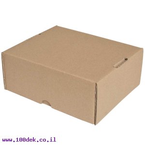קופסה מקרטון חום - 215x185x90 מ"מ