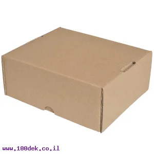 קופסה מקרטון חום - 215x185x90 מ"מ