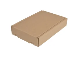 תמונה של מוצר קופסה מקרטון חום - 265x160x48 מ"מ