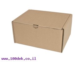 תמונה של מוצר קופסה מקרטון חום - 240x185x120 מ"מ