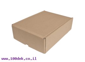 תמונה של מוצר קופסה מקרטון חום - 365x253x107 מ"מ