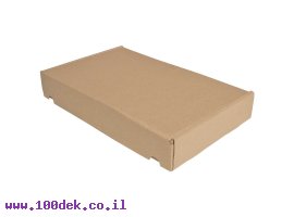 תמונה של מוצר קופסה מקרטון חום - 392x252x59 מ"מ
