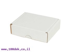 תמונה של מוצר קופסה מקרטון לבן - 110x90x33 מ"מ