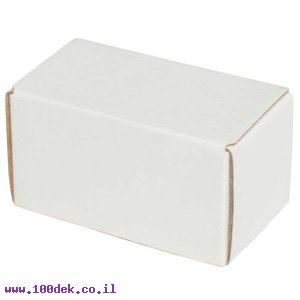 קופסה מקרטון לבן - 103x57x55 מ"מ