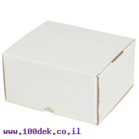 קופסה מקרטון לבן - 120x110x65 מ"מ