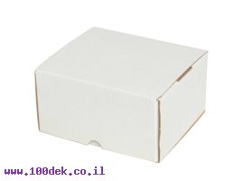 תמונה של מוצר קופסה מקרטון לבן - 120x110x65 מ"מ