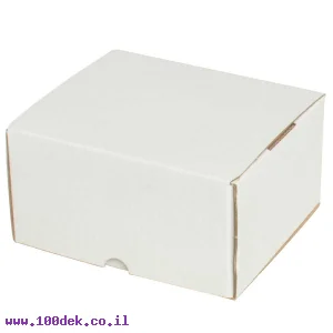 קופסה מקרטון לבן - 120x110x65 מ"מ