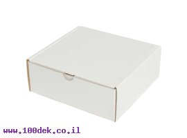 תמונה של מוצר קופסה מקרטון לבן - 165x160x65 מ"מ
