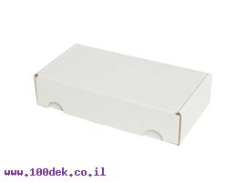 תמונה של מוצר קופסה מקרטון לבן - 200x105x45 מ"מ