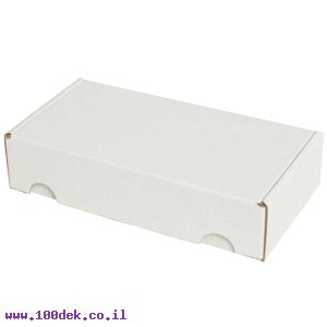 קופסה מקרטון לבן - 200x105x45 מ"מ