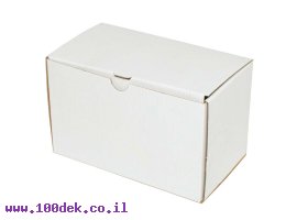 תמונה של מוצר קופסה מקרטון לבן - 190x110x120 מ"מ