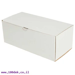 קופסה מקרטון לבן - 280x135x110 מ"מ
