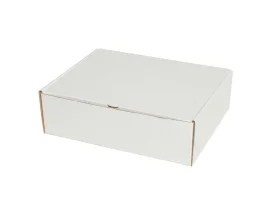 תמונה של מוצר קופסה מקרטון לבן - 230x185x75 מ"מ