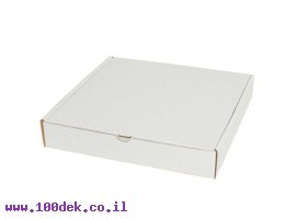 תמונה של מוצר קופסה מקרטון לבן - 240x240x40 מ"מ