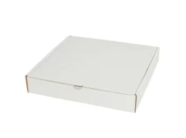 תמונה של מוצר קופסה מקרטון לבן - 240x240x40 מ"מ