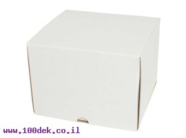 תמונה של מוצר קופסה מקרטון לבן - 200x200x160 מ"מ