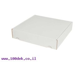 תמונה של מוצר קופסה מקרטון לבן - 270x270x58 מ"מ