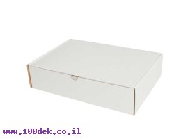 תמונה של מוצר קופסה מקרטון לבן - 350x240x80 מ"מ