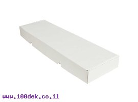 תמונה של מוצר קופסה מקרטון לבן - 570x165x55 מ"מ