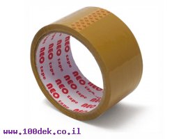 תמונה של מוצר סרט אריזה 2" (48 מ"מ), PVC חום - 60 מטר