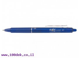 תמונה של מוצר עט מחיק עם לחצן פיילוט Pilot FRIXION CLICKER - עובי 0.7 מ"מ