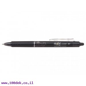 עט מחיק עם לחצן פיילוט Pilot FRIXION CLICKER - שחור 0.7 מ"מ