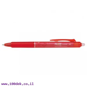 עט מחיק עם לחצן פיילוט Pilot FRIXION CLICKER - אדום 0.5 מ"מ