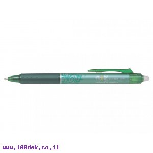 עט מחיק עם לחצן פיילוט Pilot FRIXION CLICKER - ירוק 0.5 מ"מ