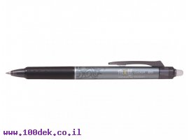 תמונה של מוצר עט מחיק עם לחצן פיילוט Pilot FRIXION CLICKER - שחור 0.5 מ"מ