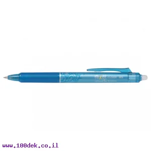 עט מחיק עם לחצן פיילוט Pilot FRIXION CLICKER - תכלת 0.5 מ"מ