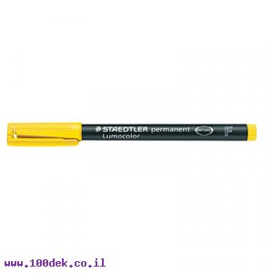 טוש לא מחיק STAEDTLER Lumocolor (F) 318-1 - צהוב