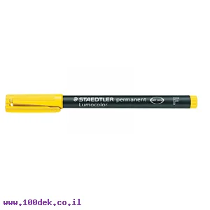 טוש לא מחיק STAEDTLER Lumocolor (F) 318-1 - צהוב