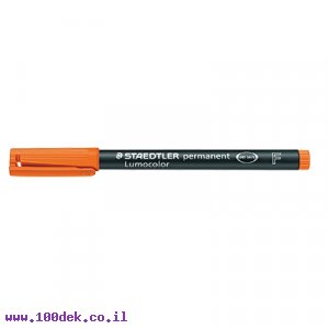 טוש לא מחיק STAEDTLER Lumocolor (F) 318-4 - כתום