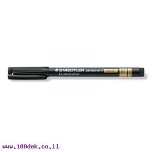 טוש לא מחיק STAEDTLER Lumocolor (F) 319-9 - שחור