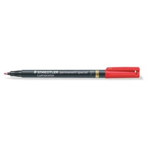 טוש לא מחיק STAEDTLER Lumocolor (F) 319-2 - אדום