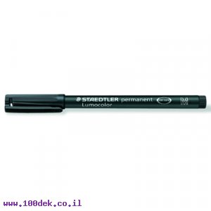 טוש לא מחיק STAEDTLER Lumocolor (M) 317-9 - שחור