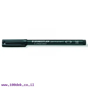 טוש לא מחיק STAEDTLER Lumocolor (M) 317-9 - שחור