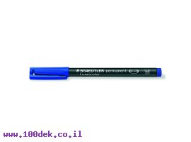 תמונה של מוצר טוש לא מחיק STAEDTLER Lumocolor (M) 317-3 - כחול