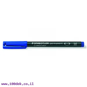 טוש לא מחיק STAEDTLER Lumocolor (M) 317-3 - כחול