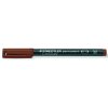 טוש לא מחיק STAEDTLER Lumocolor (M) 317-7 - חום