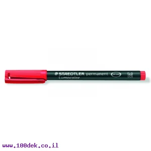 טוש לא מחיק STAEDTLER Lumocolor (M) 317-2 - אדום