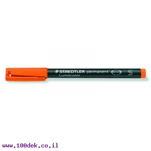 טוש לא מחיק STAEDTLER Lumocolor (S) 313-4 - כתום