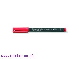 תמונה של מוצר טוש לא מחיק STAEDTLER Lumocolor (S) 313-2 - אדום