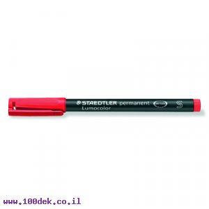 טוש לא מחיק STAEDTLER Lumocolor (S) 313-2 - אדום