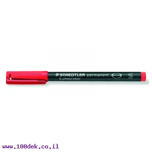 טוש לא מחיק STAEDTLER Lumocolor (S) 313-2 - אדום