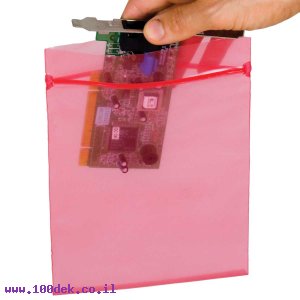 שקית פסגור אנטי-סטטית 20x25 ס"מ, 100 יחידות