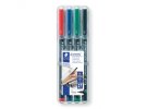 תמונה של מוצר טוש לא מחיק STAEDTLER Lumocolor (S) 313 - עובי 0.4 מ"מ - ערכה של 4 צבעים