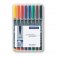 טוש לא מחיק STAEDTLER Lumocolor (S) 313 - עובי 0.4 מ"מ - ערכה של 8 צבעים