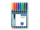 תמונה של מוצר טוש לא מחיק STAEDTLER Lumocolor (F) 318 - עובי 0.6 מ"מ - ערכה של 8 צבעים